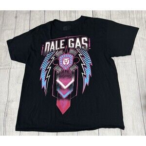 WWE Humberto Carrillo Dale Gas Authentic T-Shirt Size XL Black